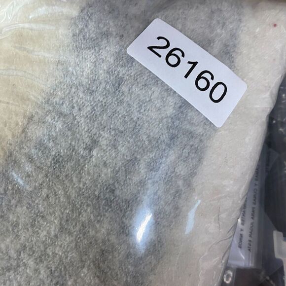 Calvin Klein Sweater Pullover Women L Large White Striped Knit Alpaca Casual - Picture 9 of 9